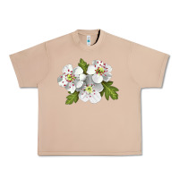 Burro Hawthorn Flower Illustrations Urban Heavy Tee - LillyAllenDesigns