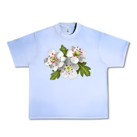 Grape Ice Hawthorn Flower Illustrations Urban Heavy Tee - LillyAllenDesigns