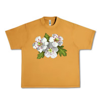 Peanut Butter Hawthorn Flower Illustrations Urban Heavy Tee - LillyAllenDesigns