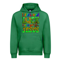 Emerald St. Patrick's I dont need luck i have got Jesus Urban Hoodie - OliviaCreatesArt