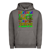 Pigment Tornado St. Patrick's I dont need luck i have got Jesus Urban Hoodie - OliviaCreatesArt
