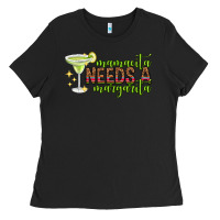 Black mamacita needs a margarita mothers day Ladies Tee - texasbilliewilder