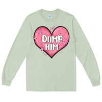 Matcha dump him valentines day Long Sleeve Tee - MaliasSmallBusiness