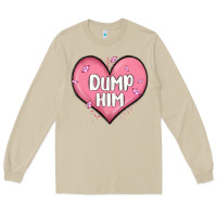 Mushroom dump him valentines day Long Sleeve Tee - MaliasSmallBusiness