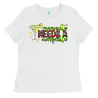 White mamacita needs a margarita mothers day Ladies Tee - texasbilliewilder