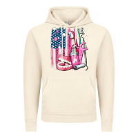 Vintage Artic American flag and dental elements with teeth Vintage Hoodie - AdoDesignShop