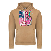 Vintage Camel American flag and dental elements with teeth Vintage Hoodie - AdoDesignShop
