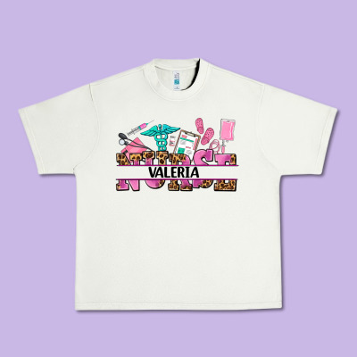 Nurse Custom Name Urban Heavy Tee Designed By Adodesignshop