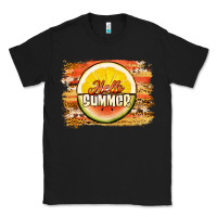 Black hello summer watermelon lemon Classic Tee - Jasminsmagicworld