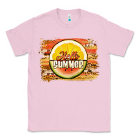 Bubblegum Pink hello summer watermelon lemon Classic Tee - Jasminsmagicworld