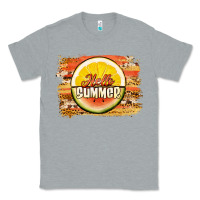 Heather Grey hello summer watermelon lemon Classic Tee - Jasminsmagicworld