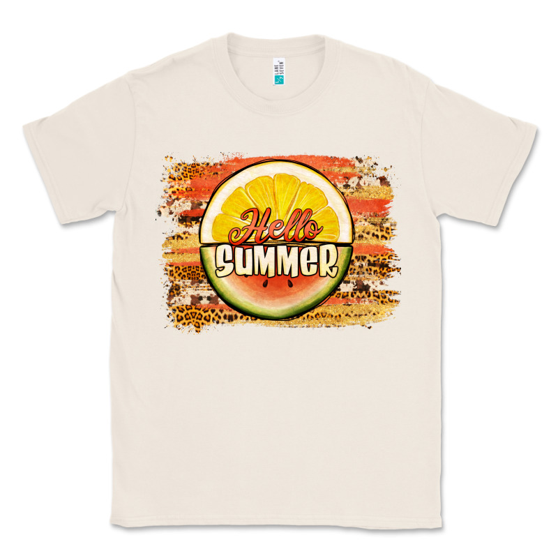 Hello Summer Watermelon Lemon Classic Tee by Jasminsmagicworld | Teevron