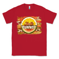 Red hello summer watermelon lemon Classic Tee - Jasminsmagicworld