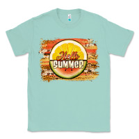Seafoam hello summer watermelon lemon Classic Tee - Jasminsmagicworld