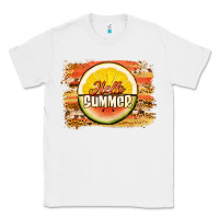 White hello summer watermelon lemon Classic Tee - Jasminsmagicworld