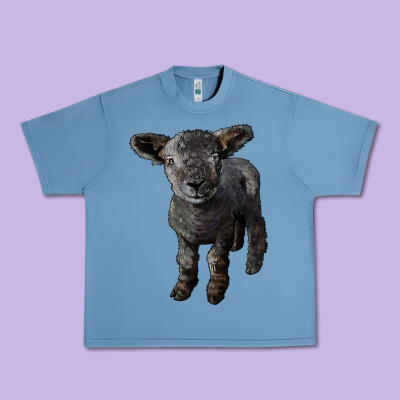 Southdown Baby Sheep Urban Heavy Tee Designed By Lillyallendesigns