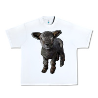 White southdown baby sheep Urban Heavy Tee - LillyAllenDesigns