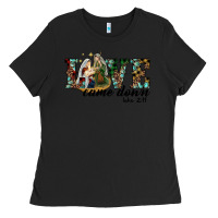 Black love came down holy family Ladies Tee - RanaPortraitStore