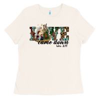 Love Came Down Holy Family Ladies Tee | Teevron
