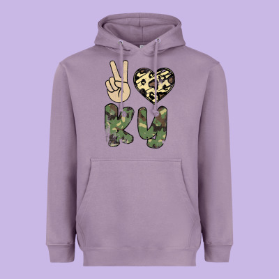 Peace Love Heavyweight Hoodie Designed By Bettercallsaul