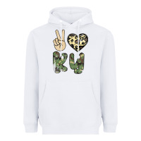 White Peace Love Heavyweight Hoodie - Bettercallsaul