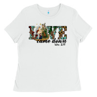 White love came down holy family Ladies Tee - RanaPortraitStore