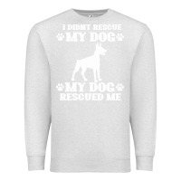 Oatmeal Heather rescue dog Premium Sweatshirt - Bettercallsaul