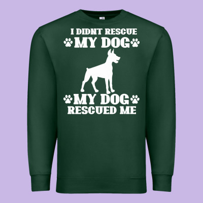 Rescue Dog Premium Sweatshirt Designed By Bettercallsaul