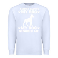 White rescue dog Premium Sweatshirt - Bettercallsaul