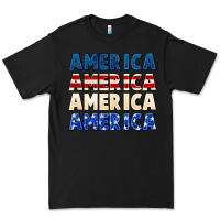 Black America 4th of July Premium Tee - CowGirlArtShop