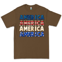 Cacao America 4th of July Premium Tee - CowGirlArtShop