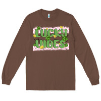 Chestnut lucky vibes Long Sleeve Tee - MaliasSmallBusiness
