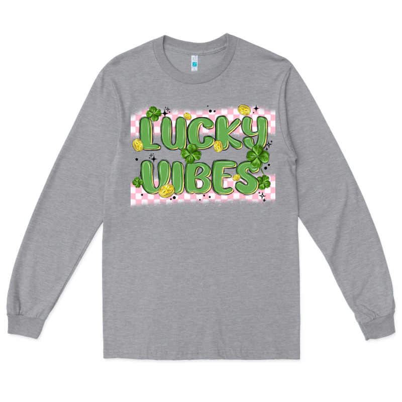 Lucky Vibes Long Sleeve Tee by MaliasSmallBusiness | Teevron