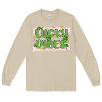 Mushroom lucky vibes Long Sleeve Tee - MaliasSmallBusiness
