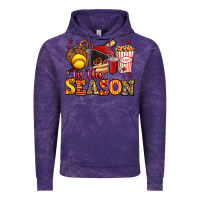 Cloud Purple tis the season softball Vintage Hoodie - Jasminsmagicworld