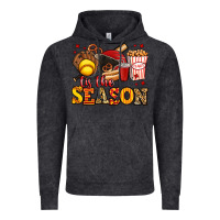 Vintage Black tis the season softball Vintage Hoodie - Jasminsmagicworld