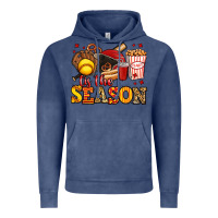 Vintage Denim tis the season softball Vintage Hoodie - Jasminsmagicworld