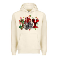 Tofu Christmas Joy skeleton Premium Hoodie - NancyCooperArtShop