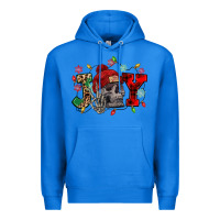 True Royal Christmas Joy skeleton Premium Hoodie - NancyCooperArtShop