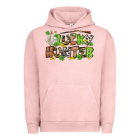 Pigment Salmon Lucky hunter St. Patrick's Day Urban Hoodie - OliviaCreatesArt