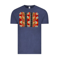 Vintage Denim ladybug brushstrokes Vintage Tee - BarkalooDesign