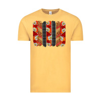 Vintage Mustard ladybug brushstrokes Vintage Tee - BarkalooDesign