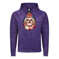 Cloud Purple shih tzu teardrop earrings Vintage Hoodie - Artiststas