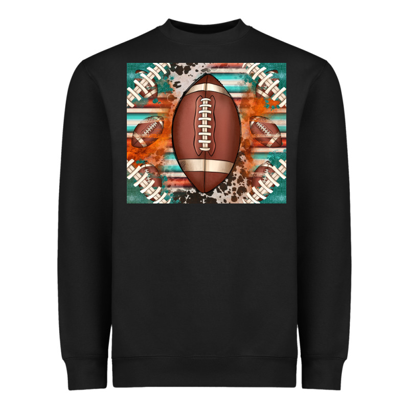 American Football Serape Glittertumbler Heavyweight Sweatshirt by Jasminsmagicworld | Teevron