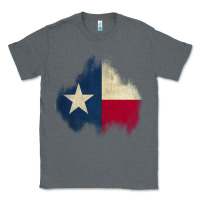 Charcoal Heather texas patch Classic Tee - AdoDesignShop