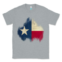 Heather Grey texas patch Classic Tee - AdoDesignShop