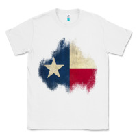 White texas patch Classic Tee - AdoDesignShop