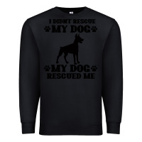 Black rescue dog Premium Sweatshirt - Bettercallsaul
