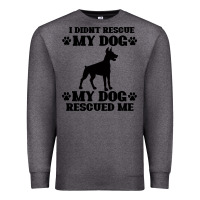 Charcoal Heather rescue dog Premium Sweatshirt - Bettercallsaul