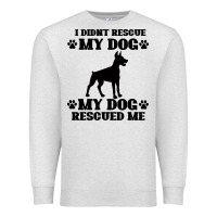 Oatmeal Heather rescue dog Premium Sweatshirt - Bettercallsaul